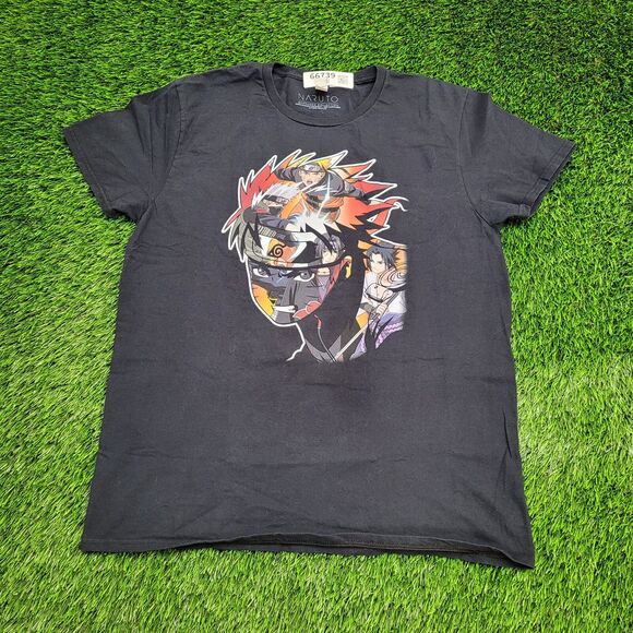 Naruto Shirt Large 21x26 Black - Picture 1 of 13